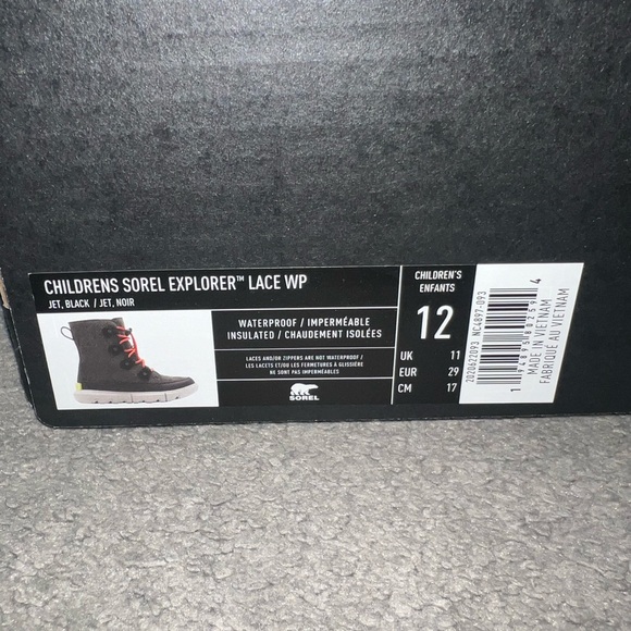 Sorel Winter boots 12y explorer lace up - Picture 3 of 4